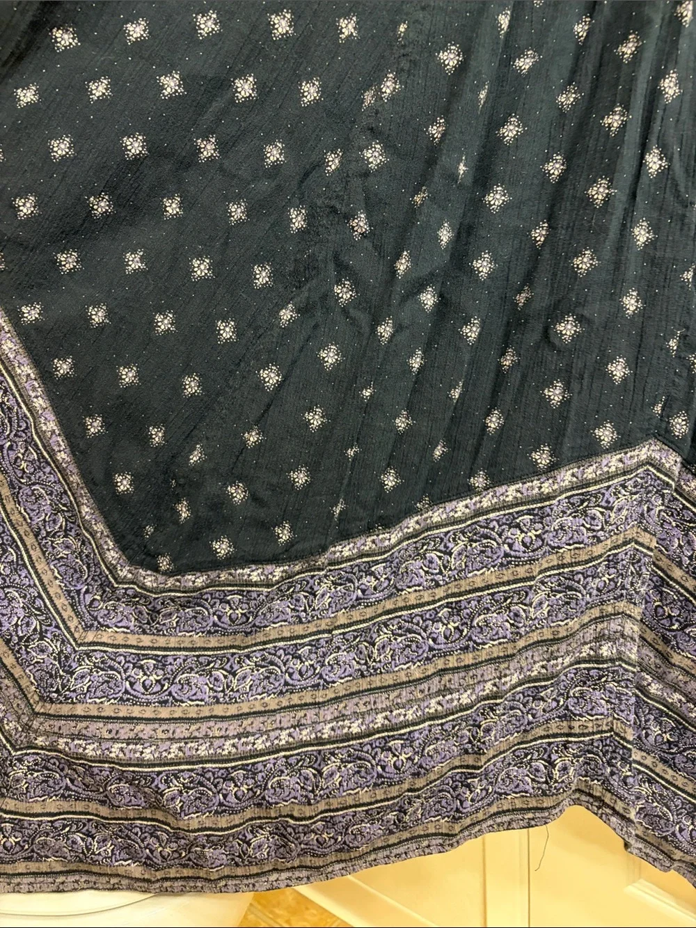 American Eagle Black Boho Maxi Dress